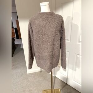 Wild Fable cream/gray Cowl Neck Sweater - NWOT - S